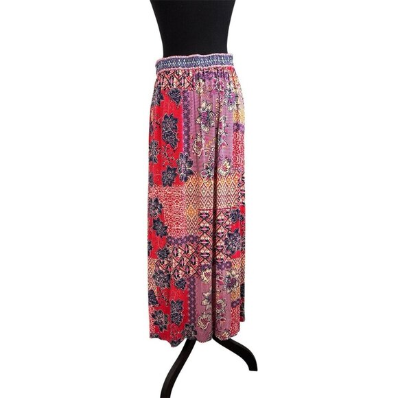 Monsoon Women’s Bohemian Style Front Slit Skirt Size M - Picture 3 of 6